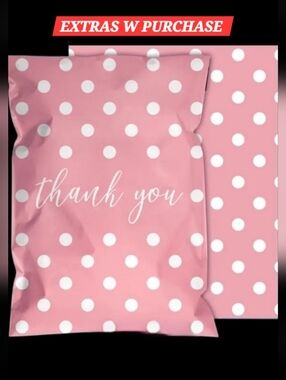 15ct. 14.5x19 Polymailers Bonus: Random Thank You Cards/Stickers